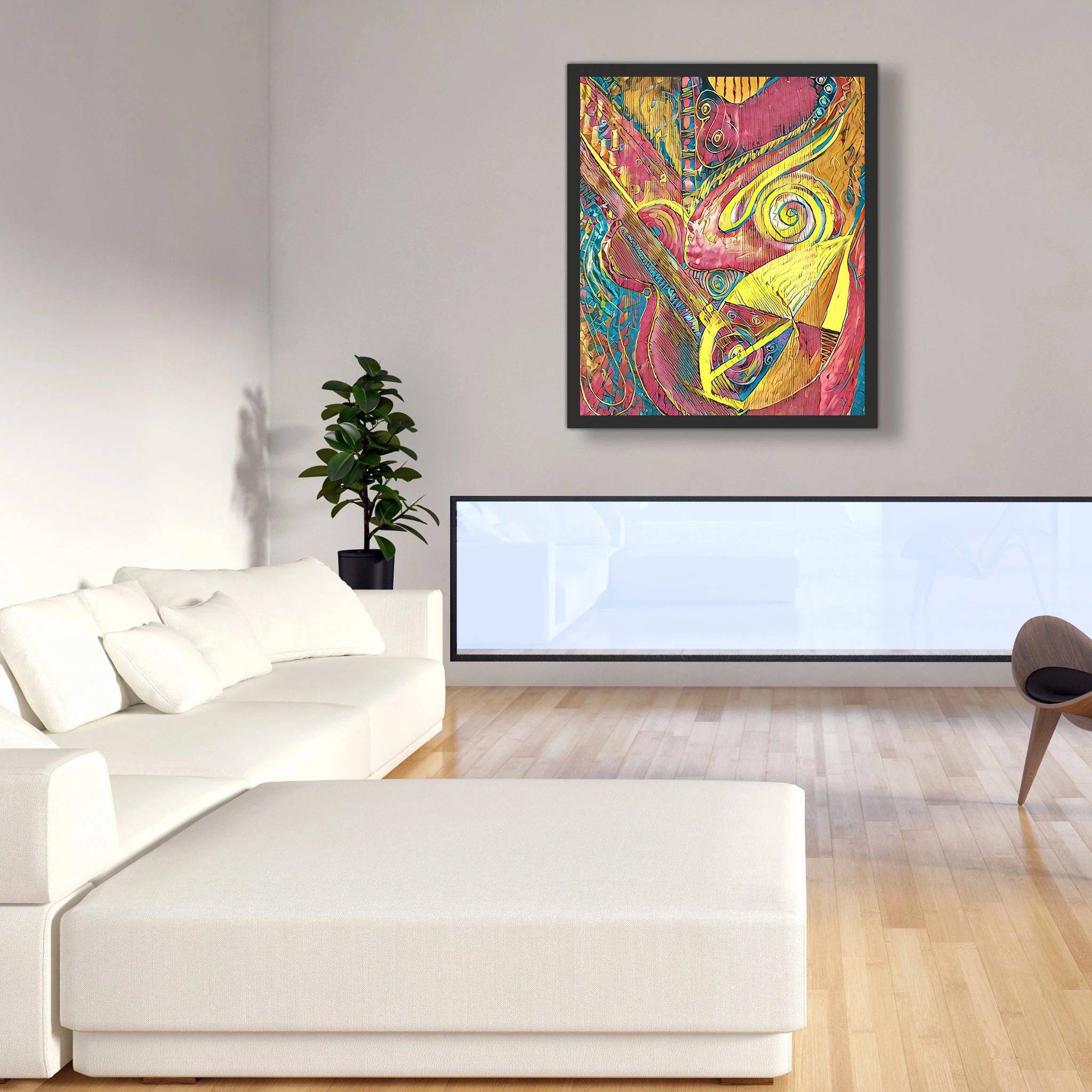Symphony by Esther Caesar shown in a room setting